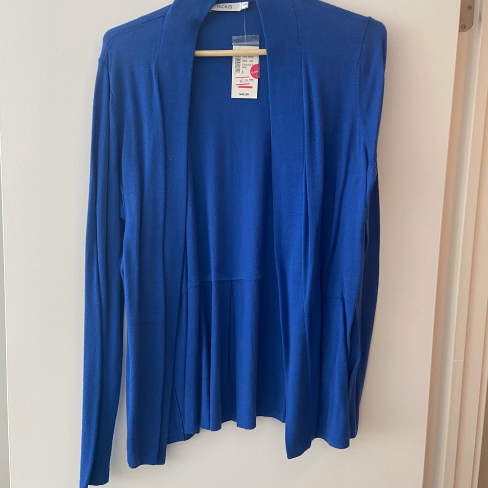 Royal blue cardigan